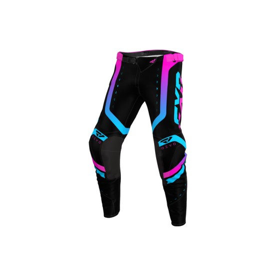 Pantalon cross FXR 2023 Revo Pro - Nightclub Noir Rose Bleu
