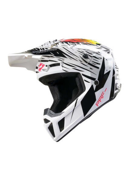 Casque cross Kenny 2024 Performance Graphic - Uxa Blanc Noir