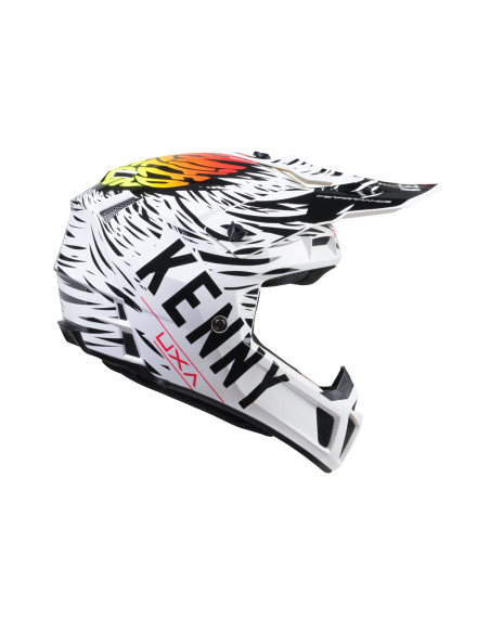 Casque cross Kenny 2024 Performance Graphic - Uxa Blanc Noir