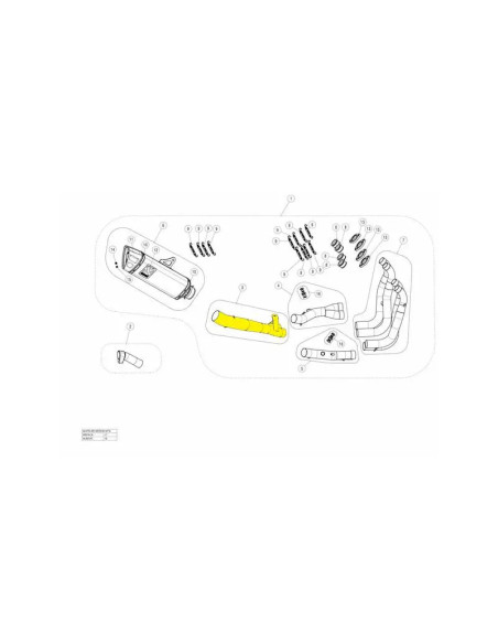Tubes de raccord AKRAPOVIC L-S13R5