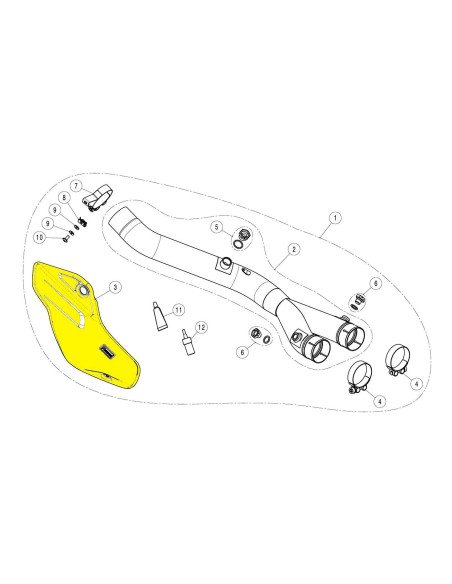 Pare Chaleur AKRAPOVIC