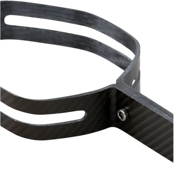 Collier de fixation Carbone pour silencieux AKRAPOVIC P-MCCEE2X