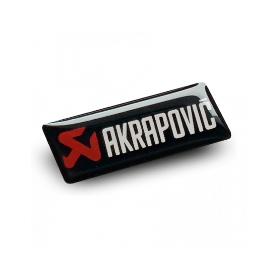 Autocollant de silencieux AKRAPOVIC noir 30X11mm