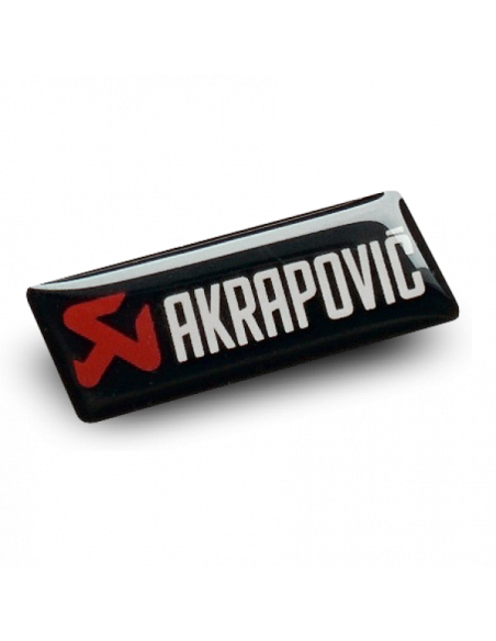 Autocollant de silencieux AKRAPOVIC noir 30X11mm