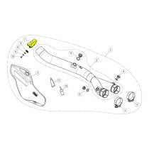 Collier de serrage de manchon AKRAPOVIC P-R186