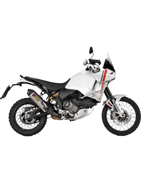 Silencieux titane carbone AKRAPOVIC Ducati 950 Desert X 2022-2024