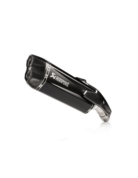 Silencieux titane noir carbone AKRAPOVIC Kawasaki 1000 H2 2020-2024