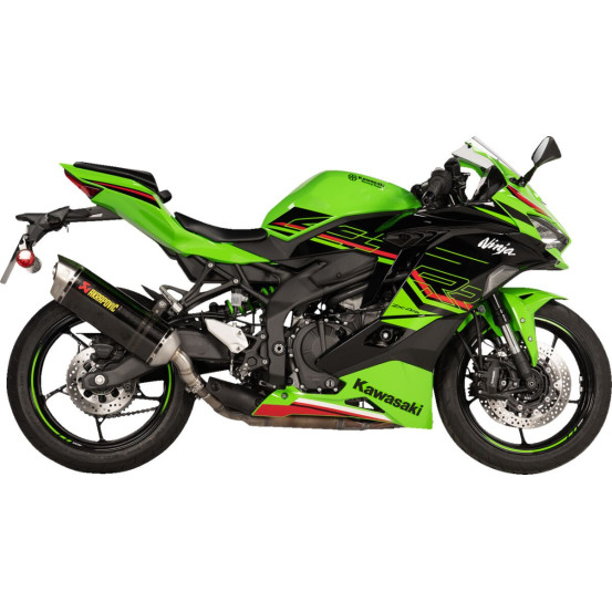 Silencieux carbone AKRAPOVIC Kawasaki 400 ZX-R 2023