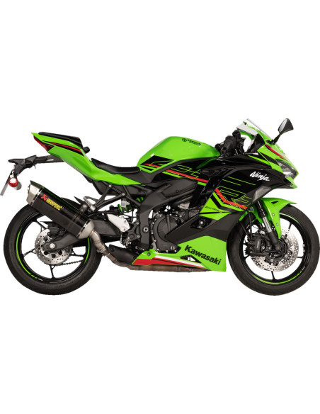 Silencieux carbone AKRAPOVIC Kawasaki 400 ZX-R 2023