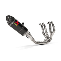 Ligne complète inoxe carbone AKRAPOVIC Racing Line Kawasaki ZX-6R 2023