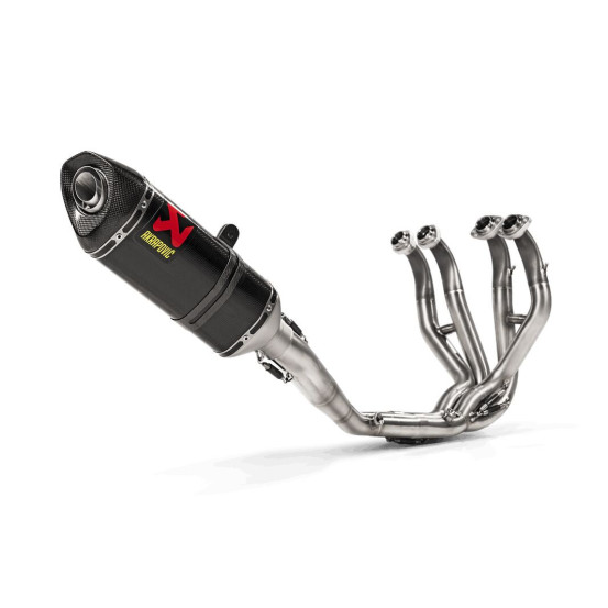 Ligne complète inoxe carbone AKRAPOVIC Racing Line Kawasaki ZX-6R 2023