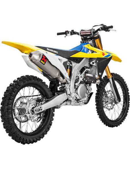 Ligne complète Evolution Titane AKRAPOVIC Suzuki 450 RMZ 2018