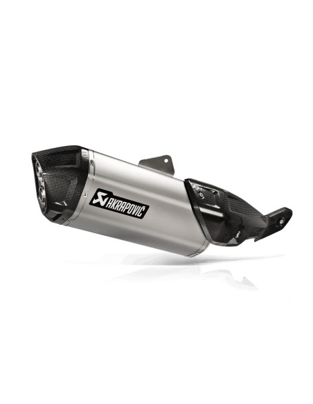 Silencieux titane carbone AKRAPOVIC Suzuki 800 V-Strom 2023