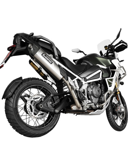 Silencieux titane carbone AKRAPOVIC Triumph 1200 Tiger 2022-2024