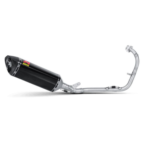 Ligne complète inox carbone AKRAPOVIC Racing Line Yamaha 125 YZF 2008-2013