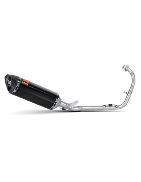 Ligne complète inox carbone AKRAPOVIC Racing Line Yamaha 125 YZF 2008-2013