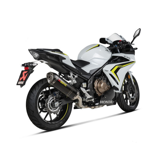 Silencieux AKRAPOVIC Carbone HONDA CB X 400 2016-2020 - 500 CB F/X 2016-2022 CBR 400 - 500 2016-2022