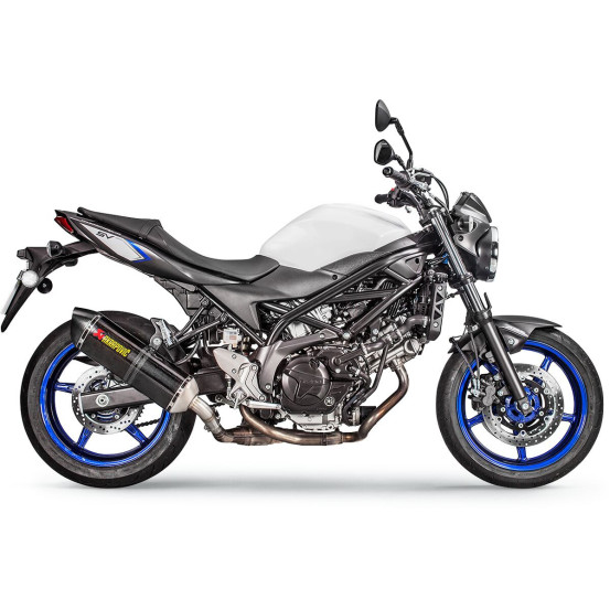 Silencieux AKRAPOVIC Carbone SUZUKI 650 SV 2016-2022