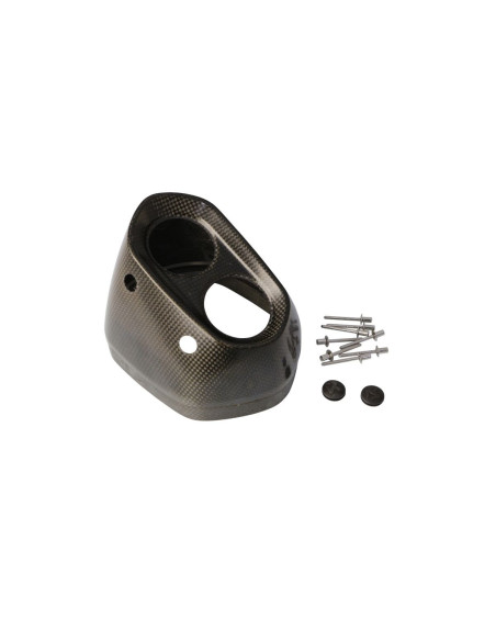 Embout de silencieux AKRAPOVIC en Carbone MBK 400 Evolis Yamaha 400 Majesty/XMAX