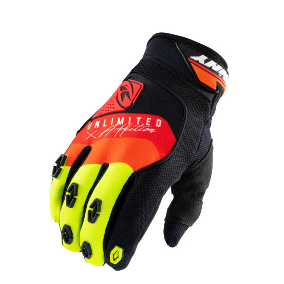 Gants cross Kenny Safety - Noir Rouge Orange