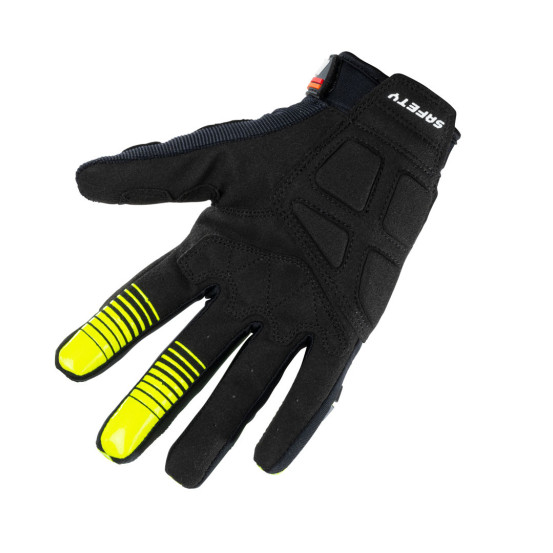 Gants cross Kenny Safety - Noir Rouge Orange