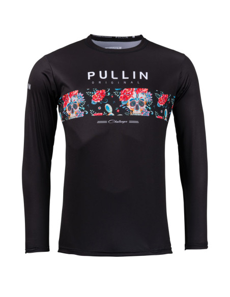 Maillot cross enfant Pull-In by Kenny 2023 Original - Noir Floral Skull