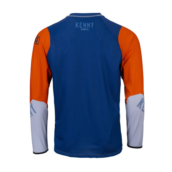 Maillot cross Kenny 2022 Titanium - Bleu Orange