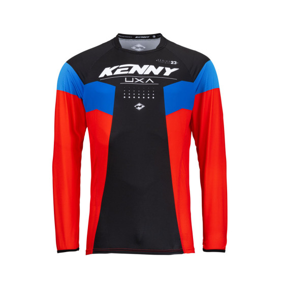 Maillot cross Kenny 2023 Titanium - Rouge Noir