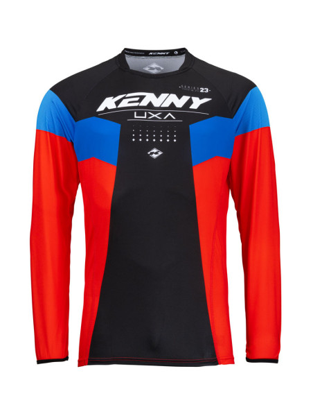 Maillot cross Kenny 2023 Titanium - Rouge Noir
