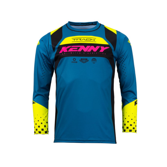 Maillot cross Kenny 2023 Track Focus - Bleu foncé