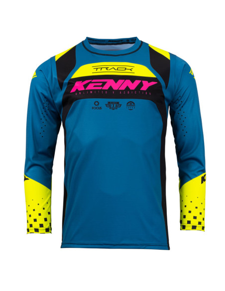 Maillot cross Kenny 2023 Track Focus - Bleu foncé