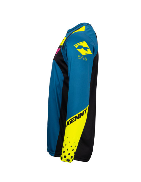 Maillot cross Kenny 2023 Track Focus - Bleu foncé