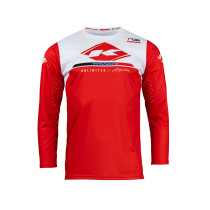 Maillot cross Kenny Track Raw - Rouge