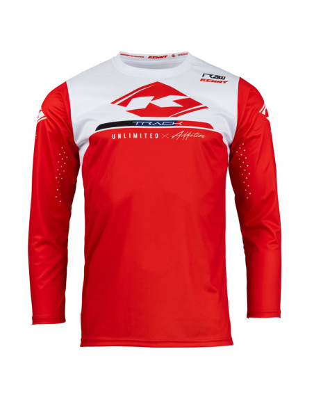 Maillot cross Kenny Track Raw - Rouge