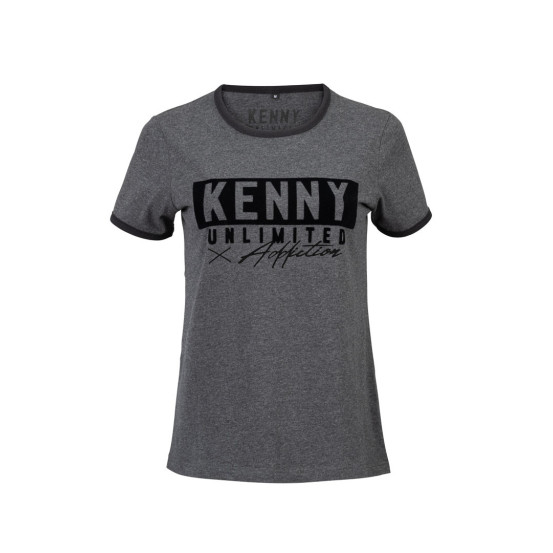 T-shirt femme Kenny Racing Label - Gris