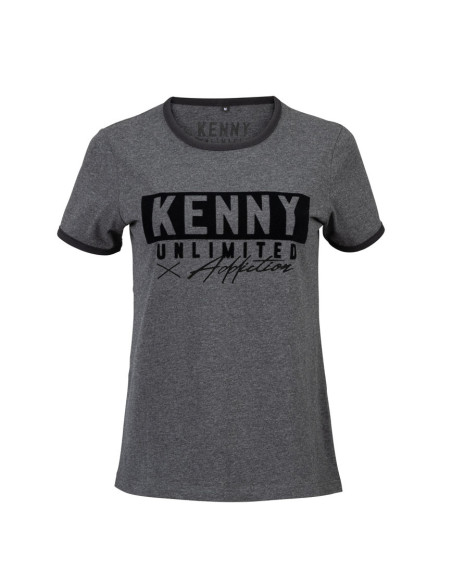 T-shirt femme Kenny Racing Label - Gris