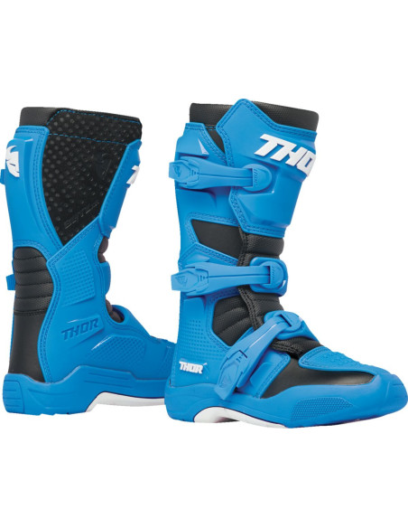 Bottes cross enfant Thor Blitz XR - Bleu Noir