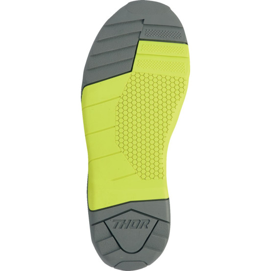 Bottes cross enfant Thor Blitz XR - Gris Jaune Fluo