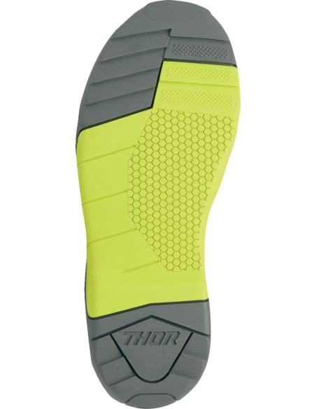 Bottes cross enfant Thor Blitz XR - Gris Jaune Fluo