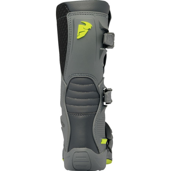 Bottes cross enfant Thor Blitz XR - Gris Jaune Fluo