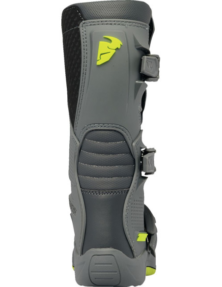 Bottes cross enfant Thor Blitz XR - Gris Jaune Fluo