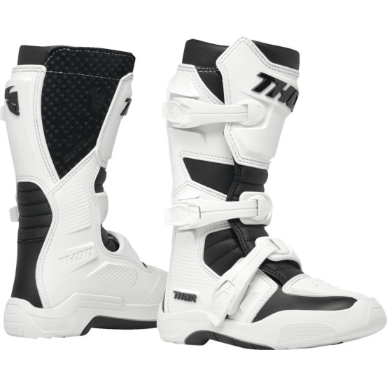 Bottes cross enfant Thor Blitz XR - Noir Blanc