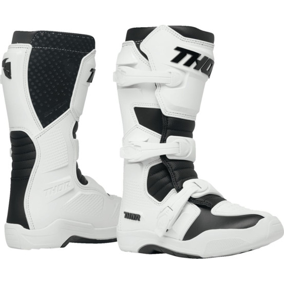 Bottes cross femme Thor Blitz XR - Blanc Noir