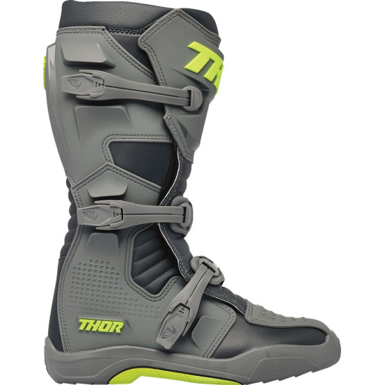 Bottes cross Thor Blitz XR - Gris Jaune Fluo