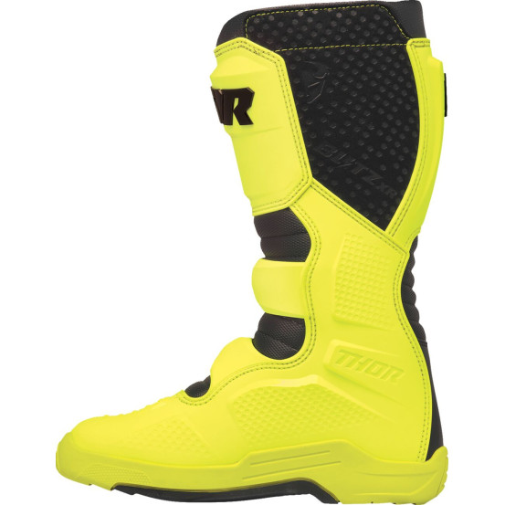 Bottes cross Thor Blitz XR - Jaune Fluo Noir