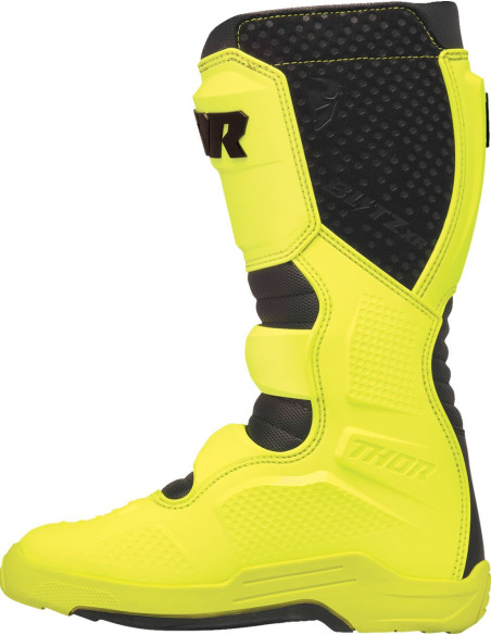 Bottes cross Thor Blitz XR - Jaune Fluo Noir