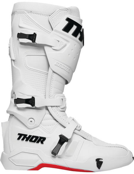 Bottes cross Thor Radial - Frost Blanc