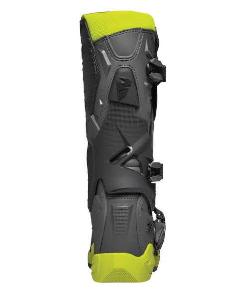 Bottes cross Thor Radial - Gris Jaune Fluo