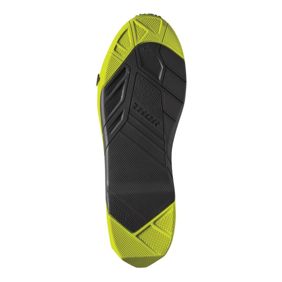 Bottes cross Thor Radial - Gris Jaune Fluo