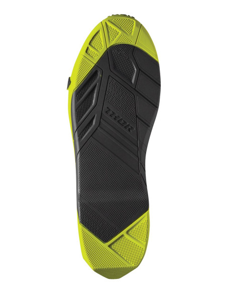 Bottes cross Thor Radial - Gris Jaune Fluo